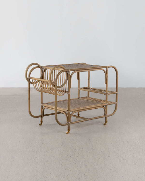 Manuel Bar Cart - Natural