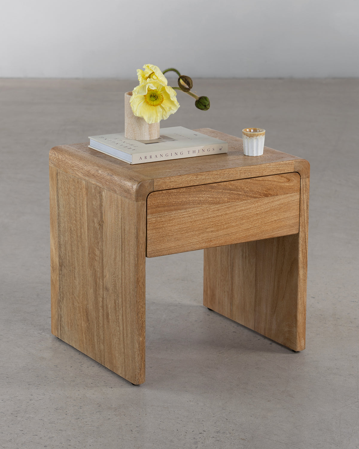 Otto Bedside Table - Rustic Matte