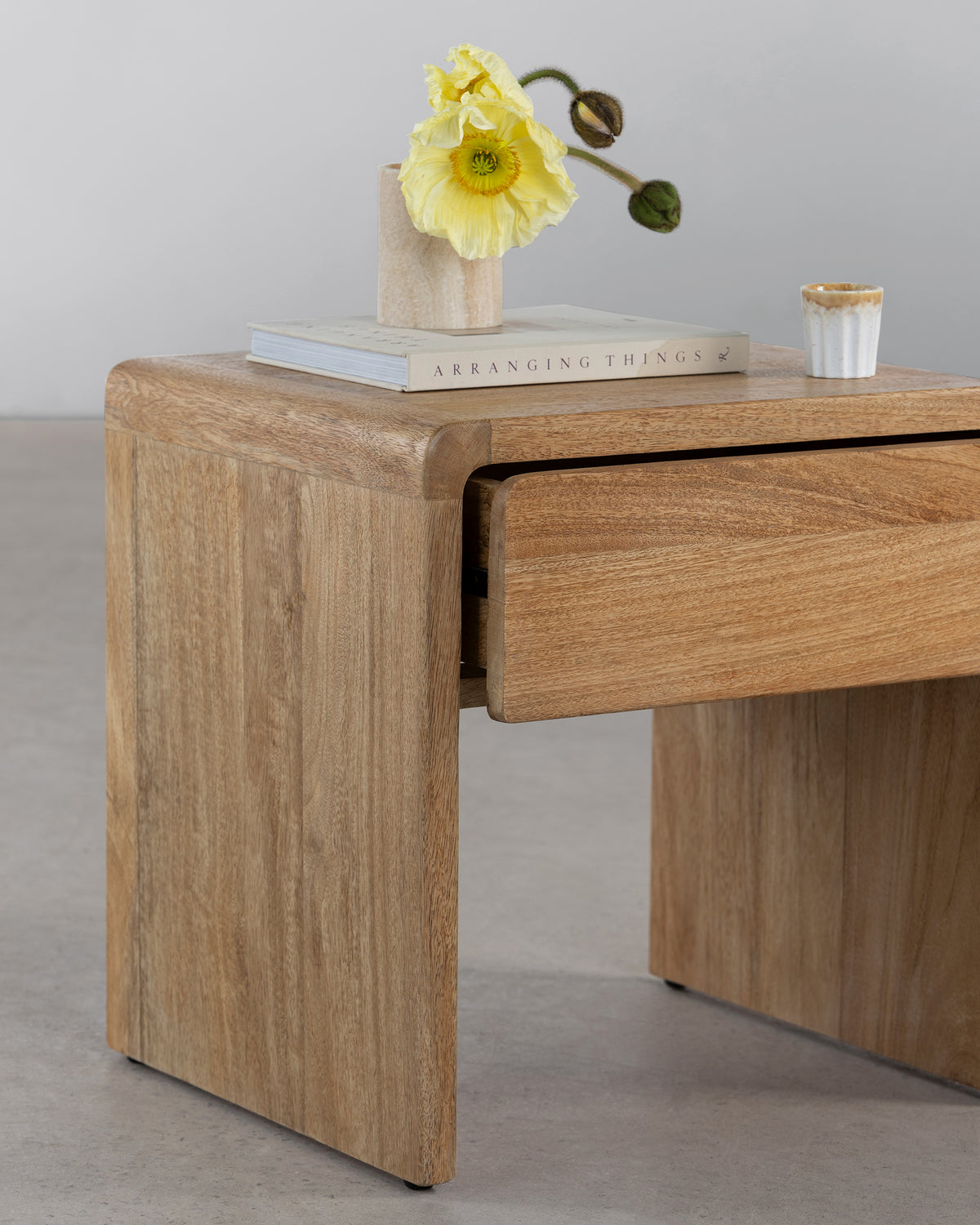 Otto Bedside Table - Rustic Matte