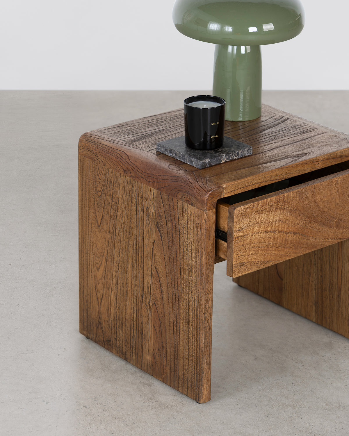 Otto Bedside Table - Antique Mindi
