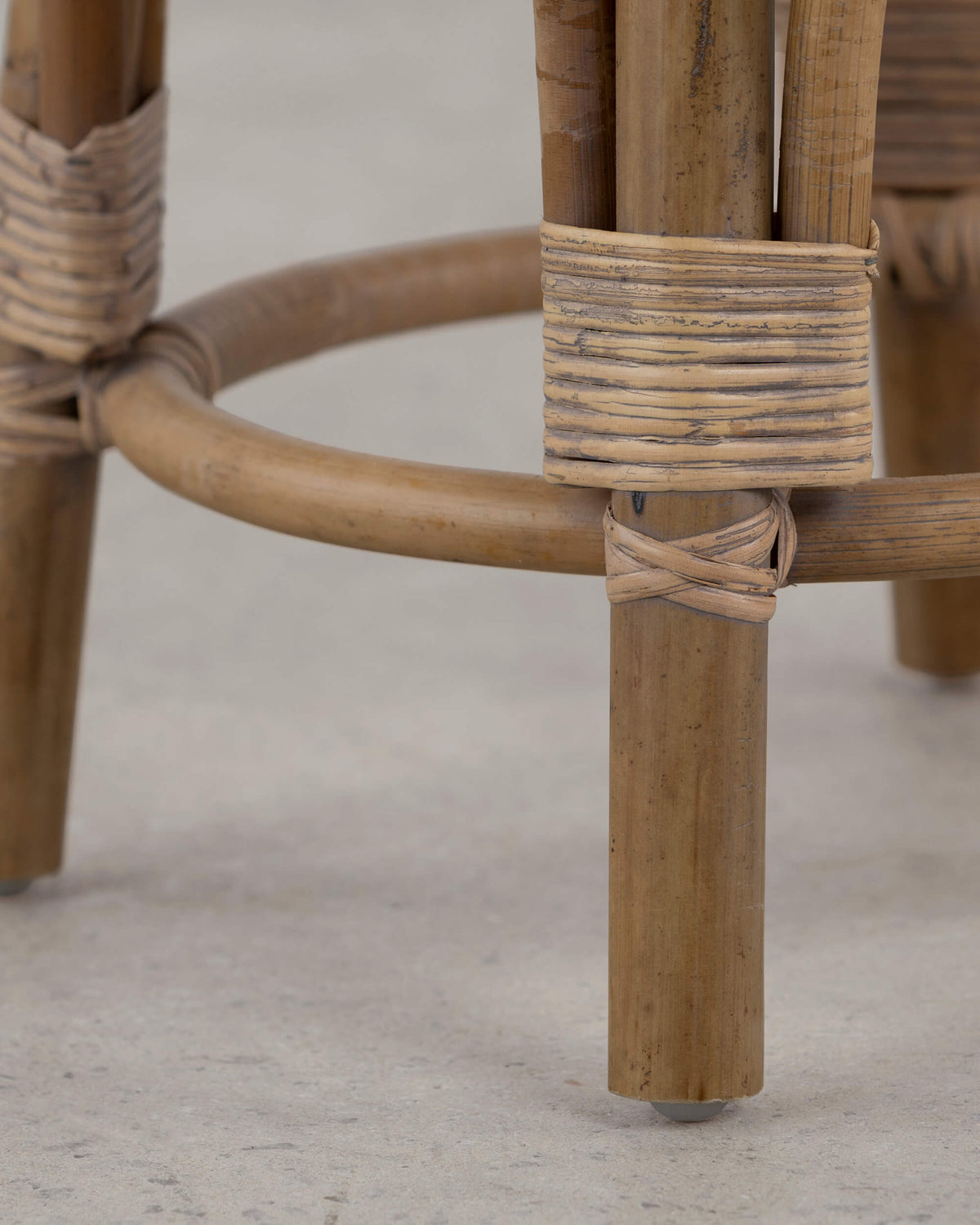 Park Rattan Stool - Natural