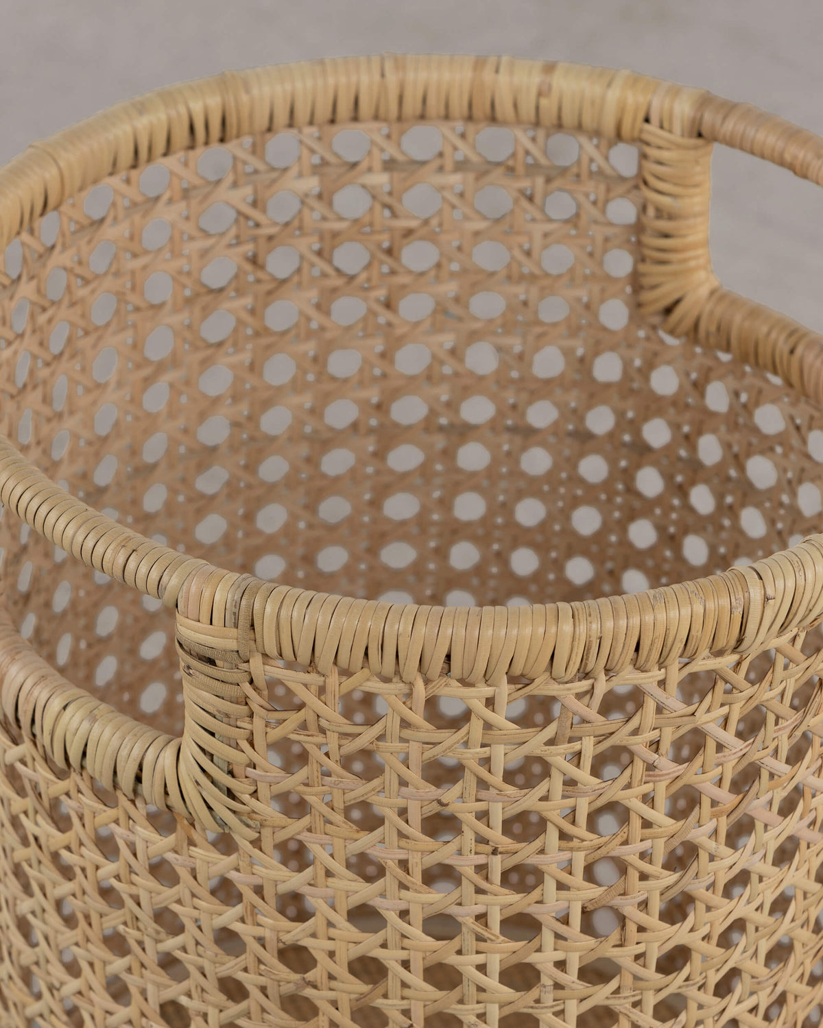 Pez Drum Basket - Natural