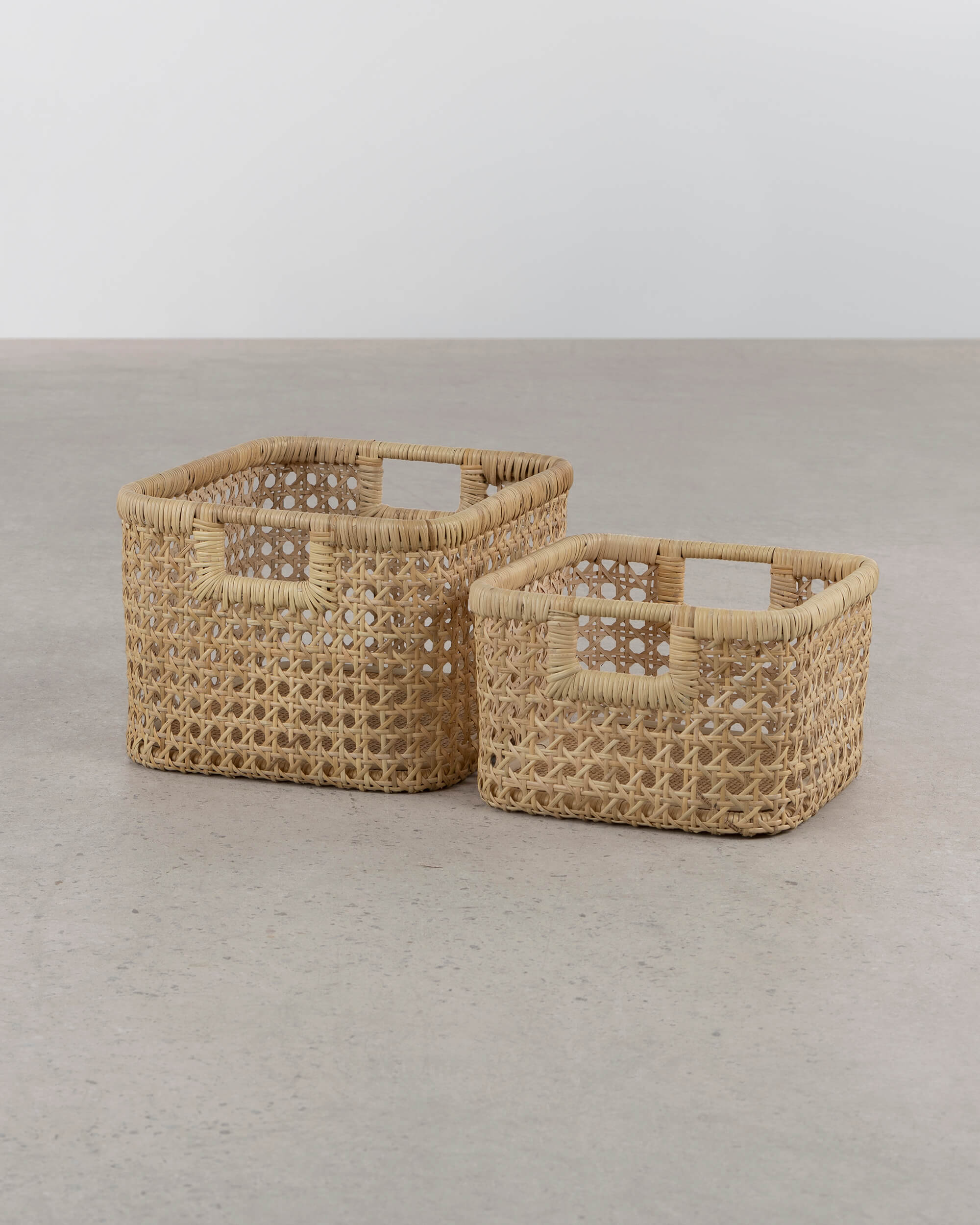 Pez Square Basket - Natural