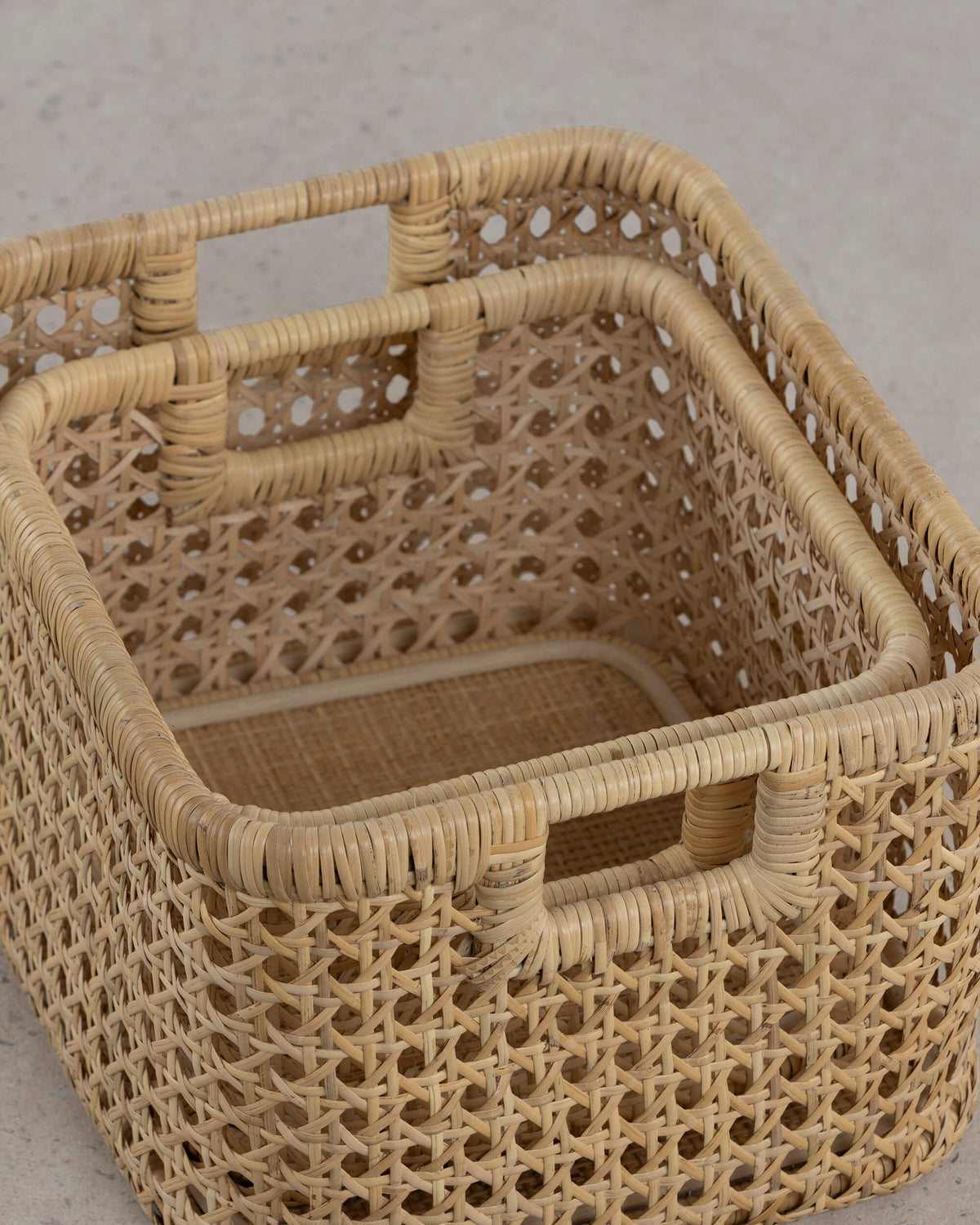 Pez Square Basket - Natural
