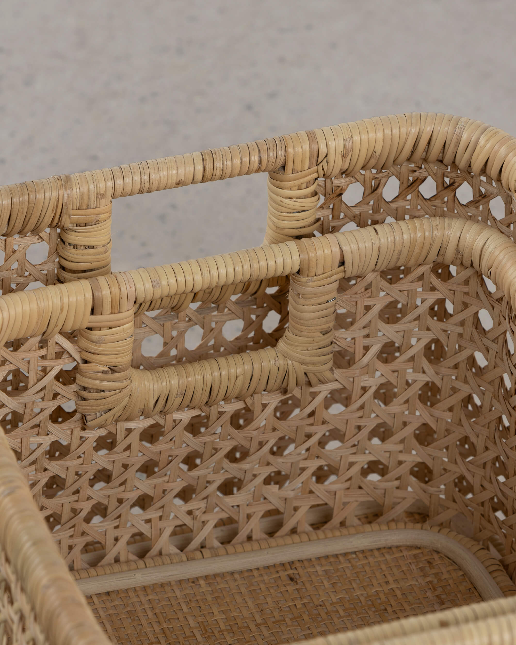Pez Square Basket - Natural