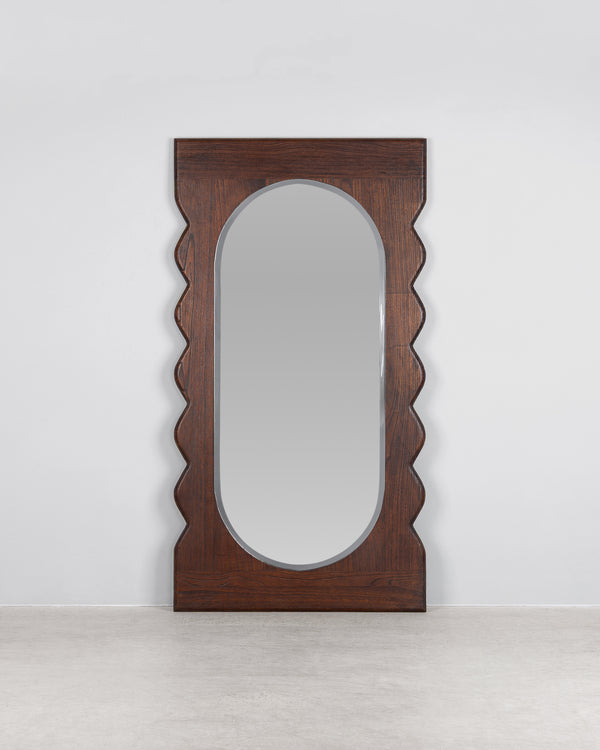 Presley Mirror - Rustic Walnut