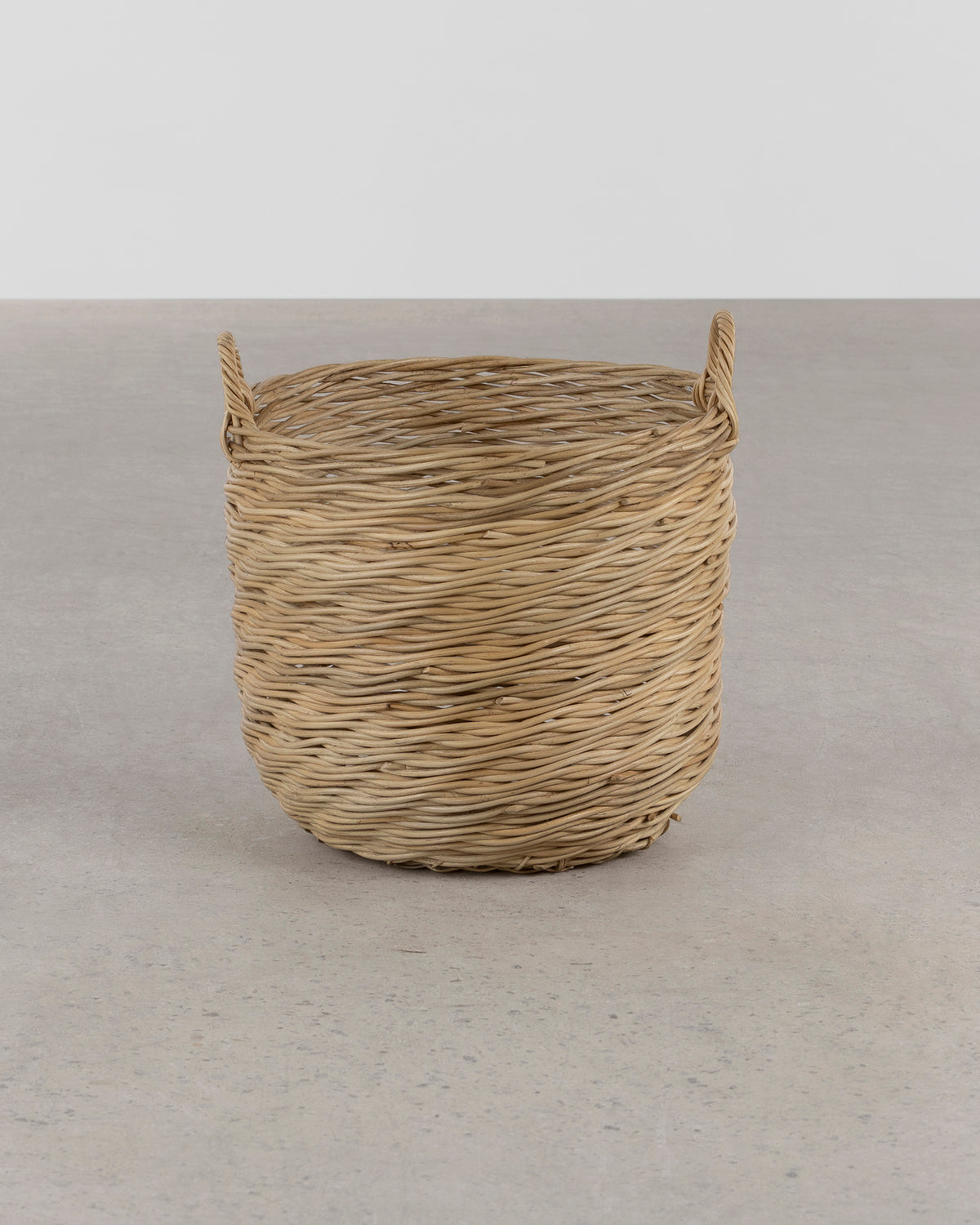 Rattan Round Basket - Natural