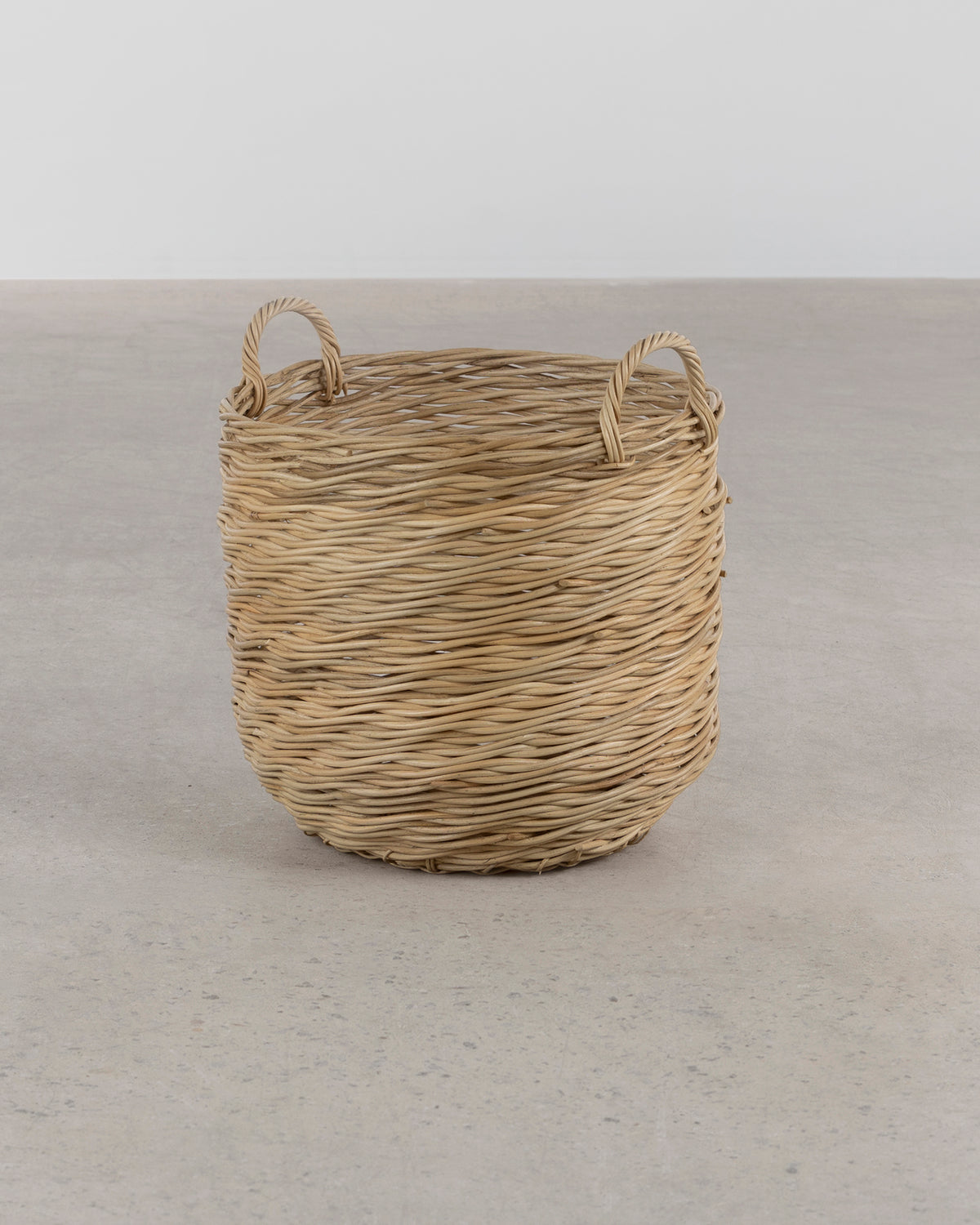 Rattan Round Basket - Natural