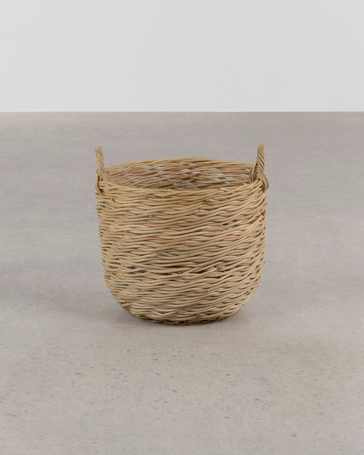 Rattan Round Basket - Natural