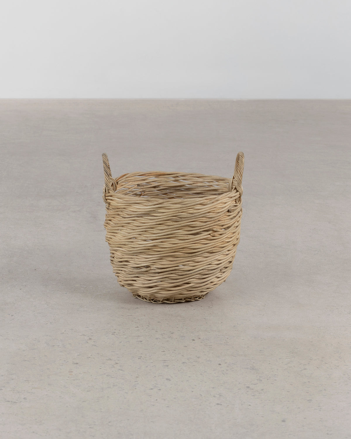 Rattan Round Basket - Natural