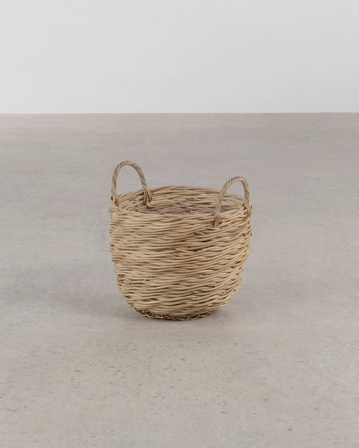 Rattan Round Basket - Natural