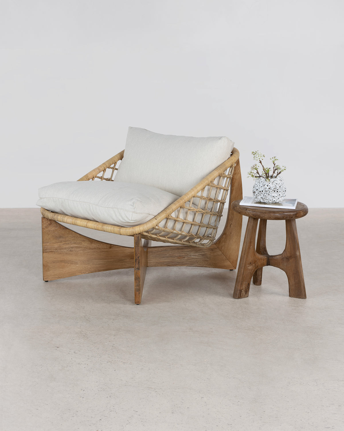 Vera Occasional Chair - Natural Rattan
