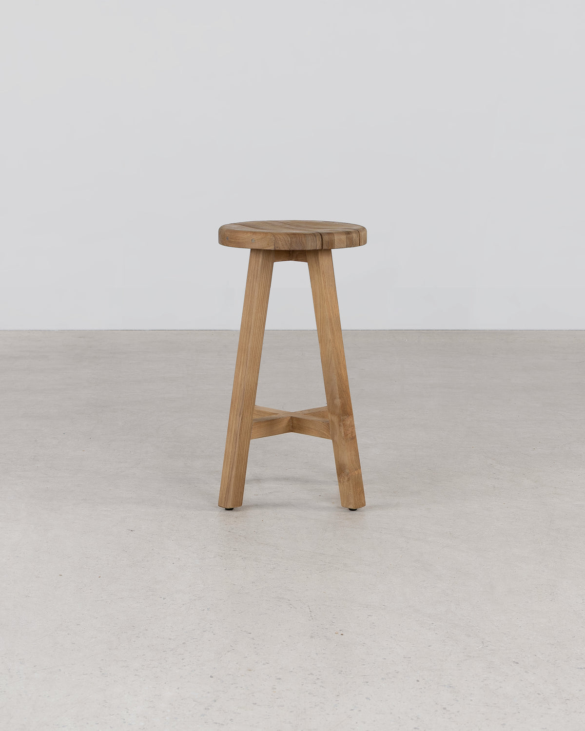 Vista Round Bar Stool - Natural
