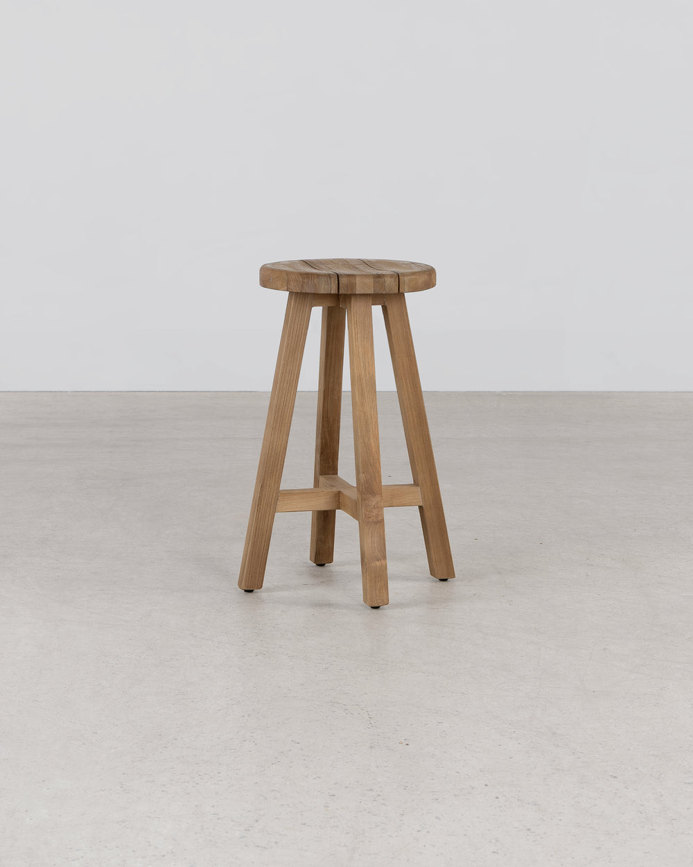 Vista Round Bar Stool - Natural