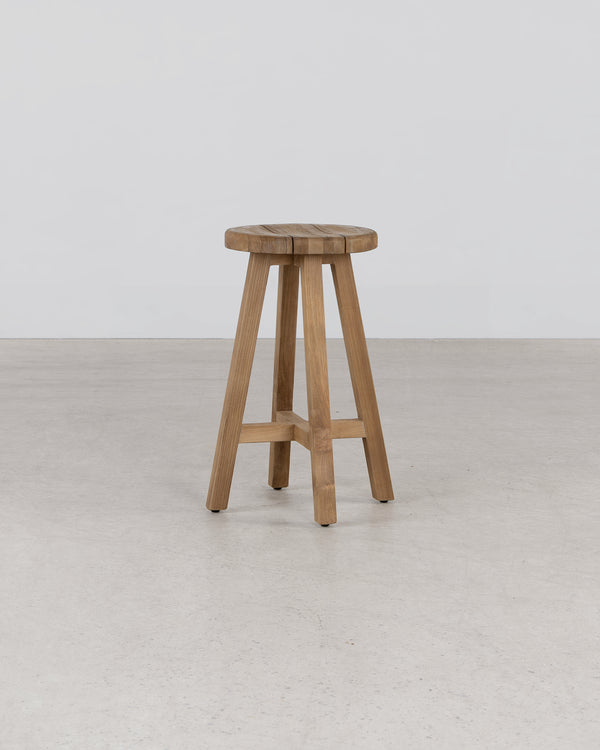 Vista Round Bar Stool - Natural