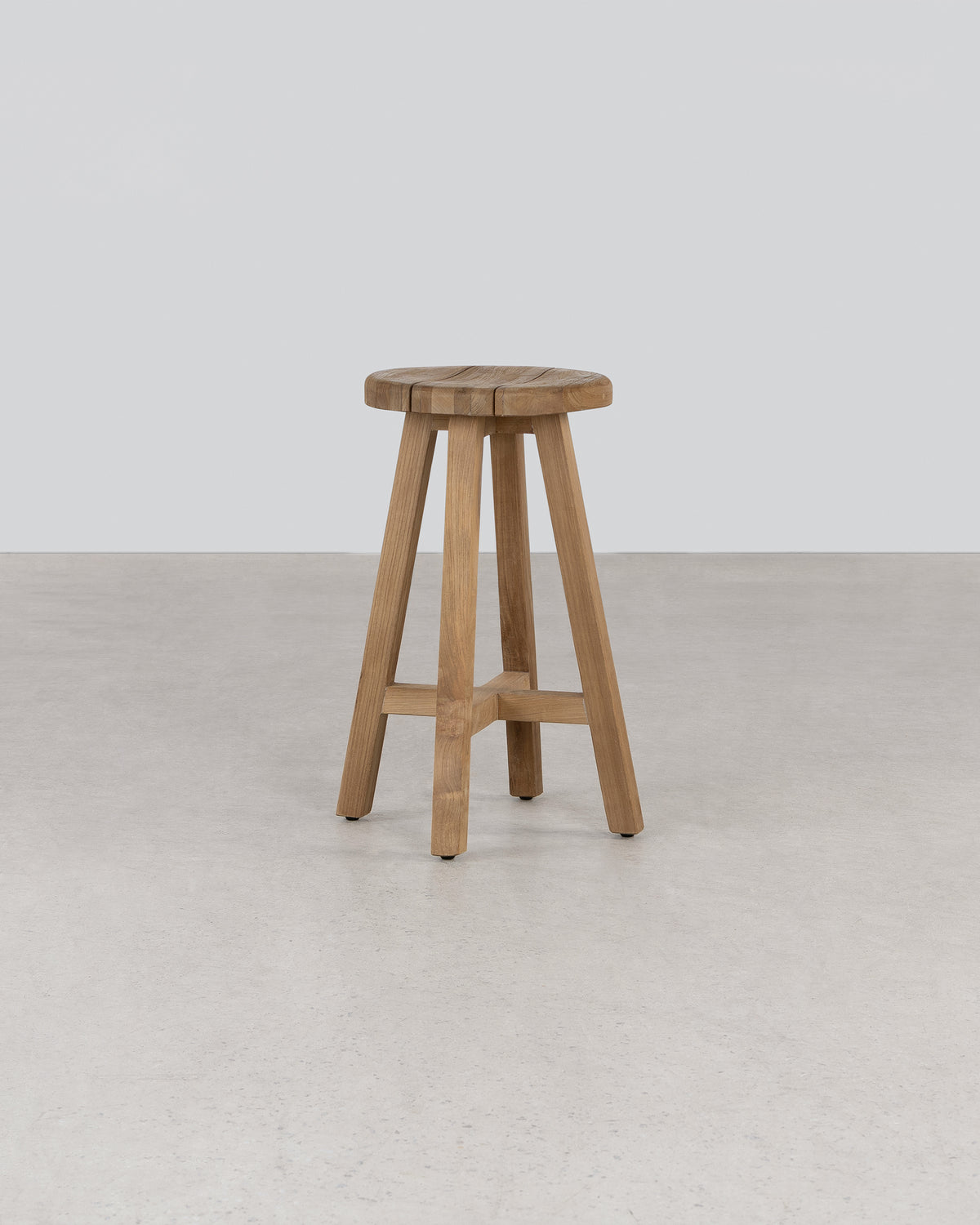 Vista Round Bar Stool - Natural