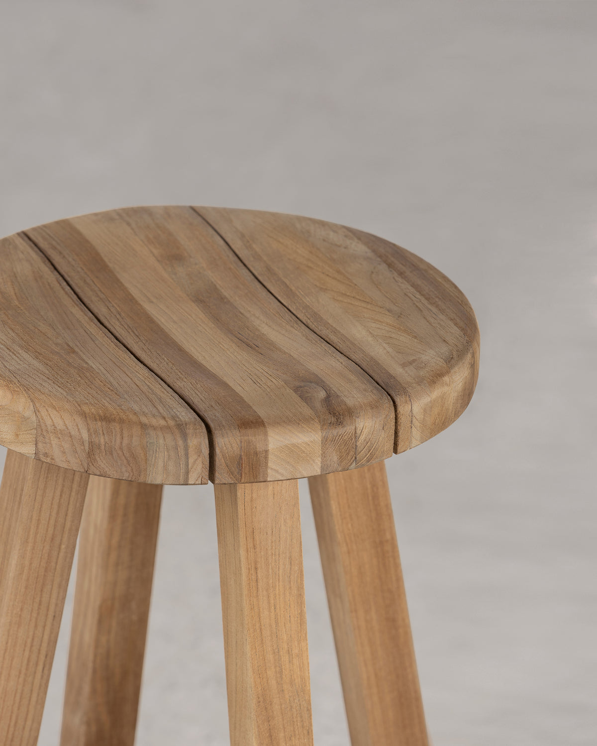 Vista Round Bar Stool - Natural