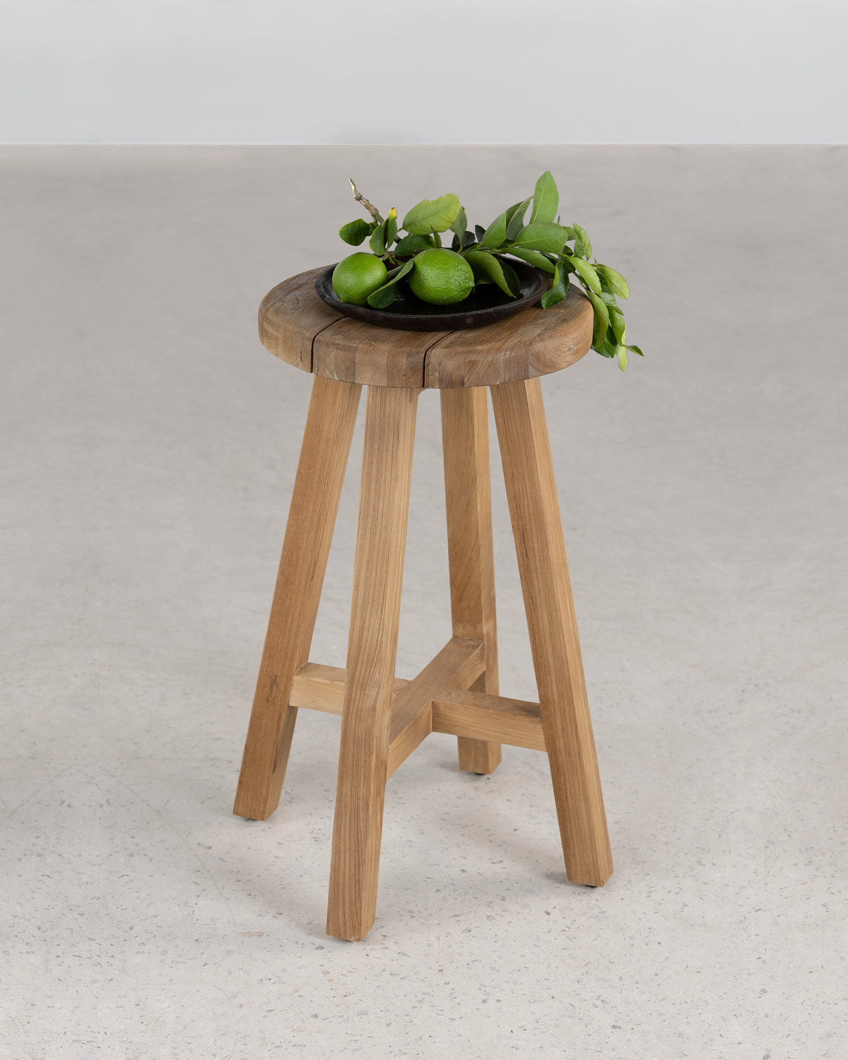 Vista Round Bar Stool - Natural
