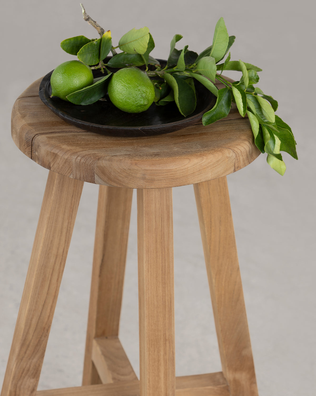 Vista Round Bar Stool - Natural