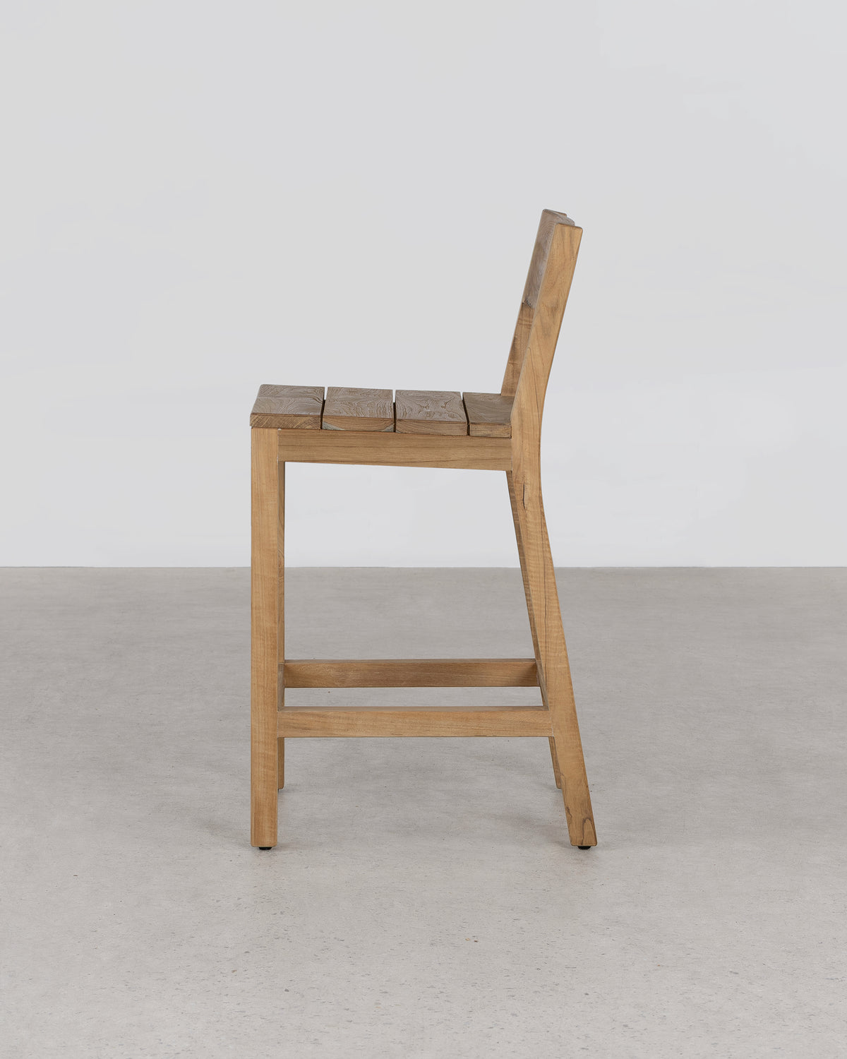 Vista Bar Stool With Back - Natural