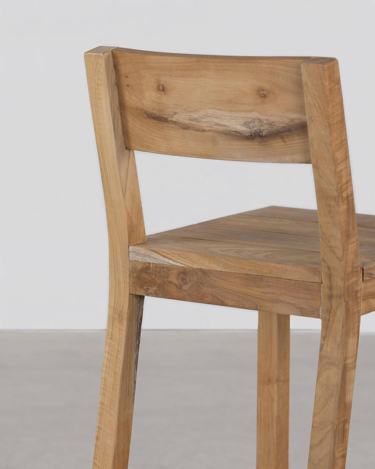 Vista Bar Stool With Back - Natural