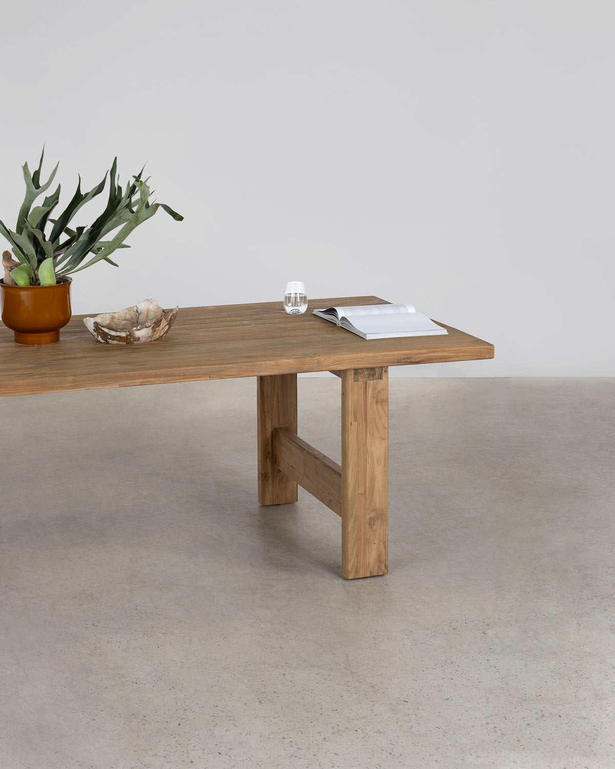 Vista H Leg Table - Natural