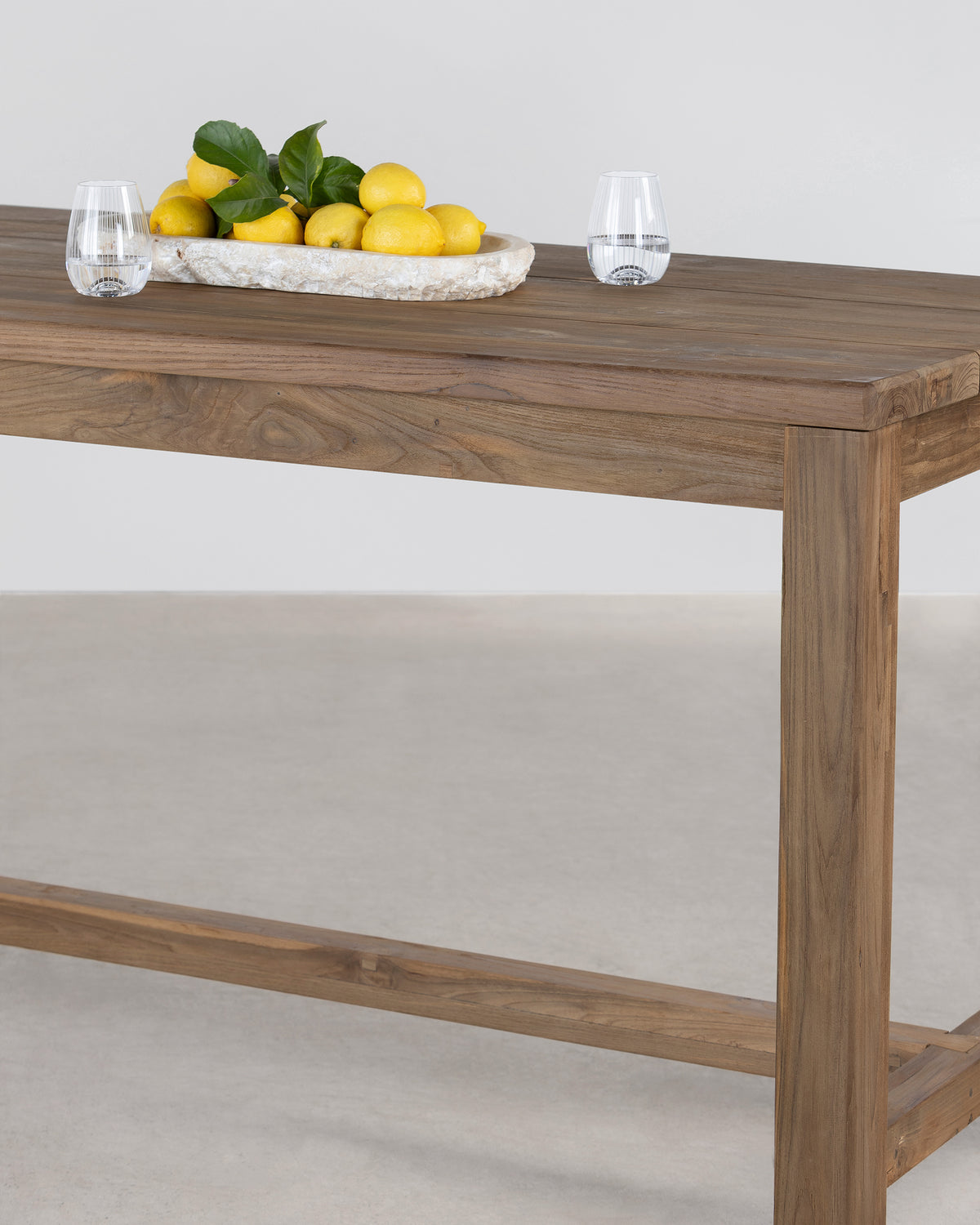 Vista Rectangle Bar Table - Natural