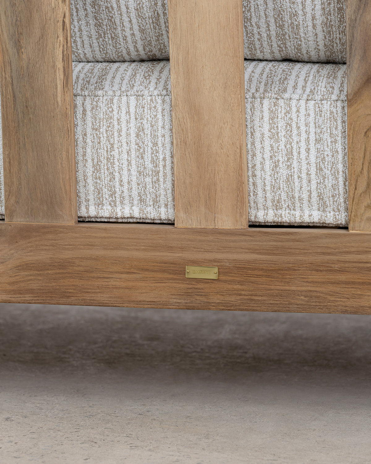Vista Teak Daybed - Natural/ Sesame