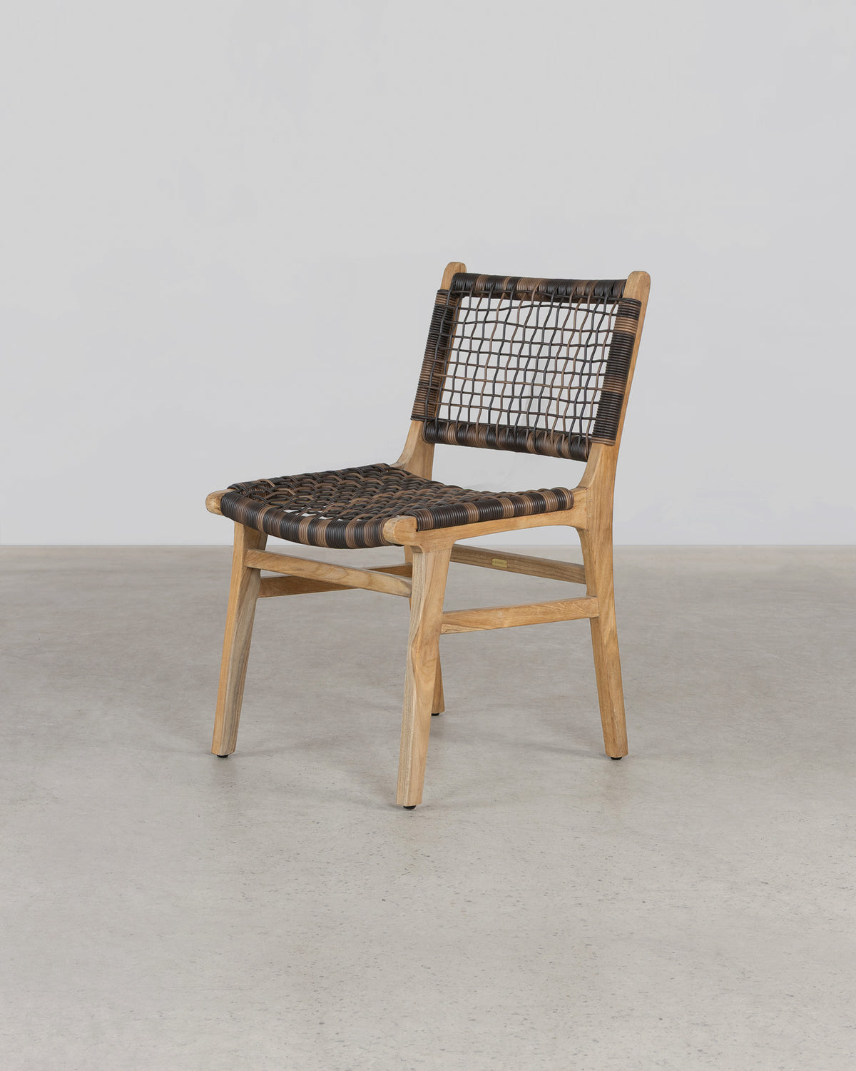 Vogue Teak Chair - Natural/Rope