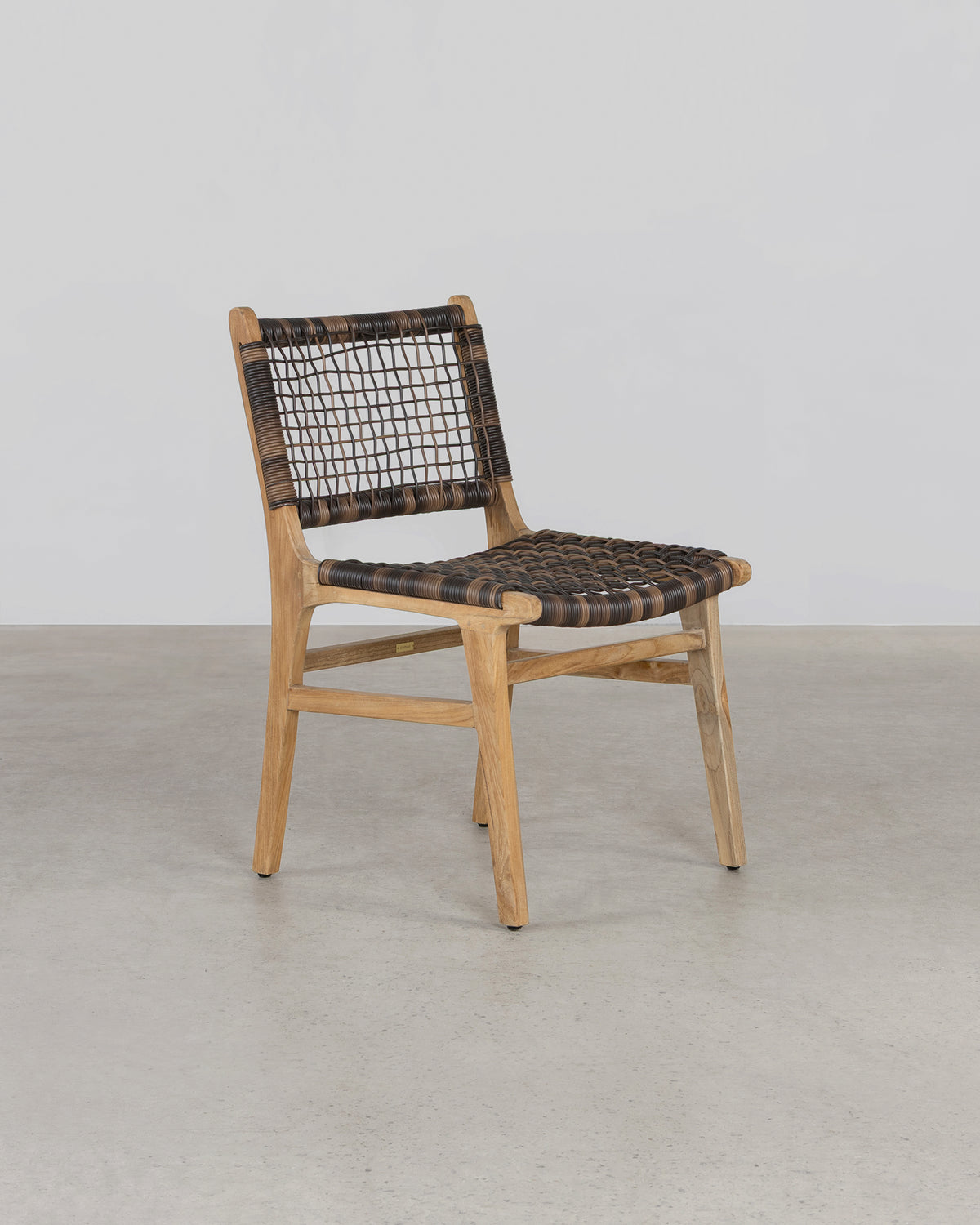 Vogue Teak Chair - Natural/Rope