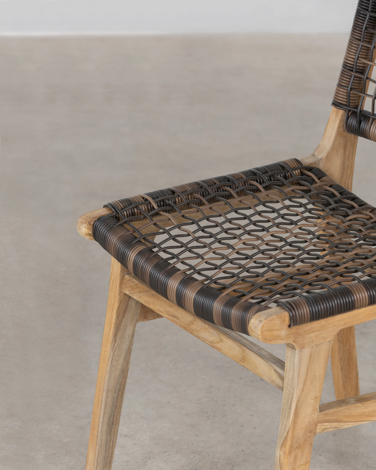 Vogue Teak Chair - Natural/Rope