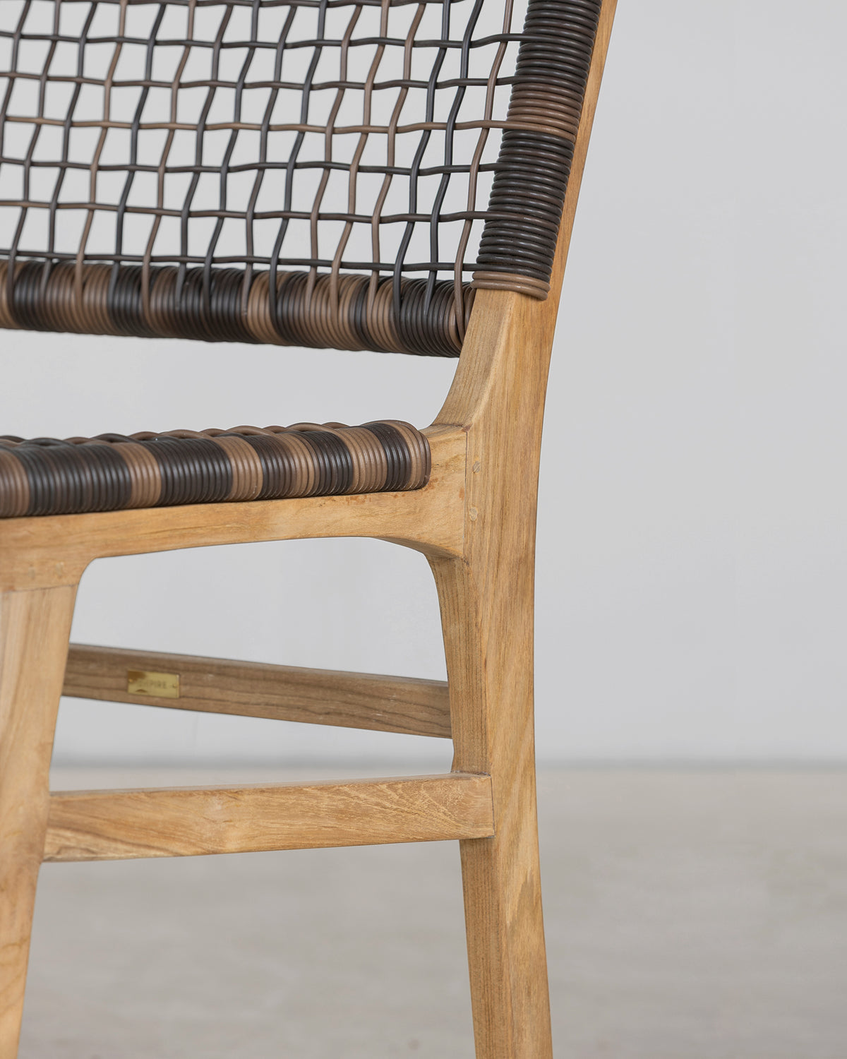 Vogue Teak Chair - Natural/Rope