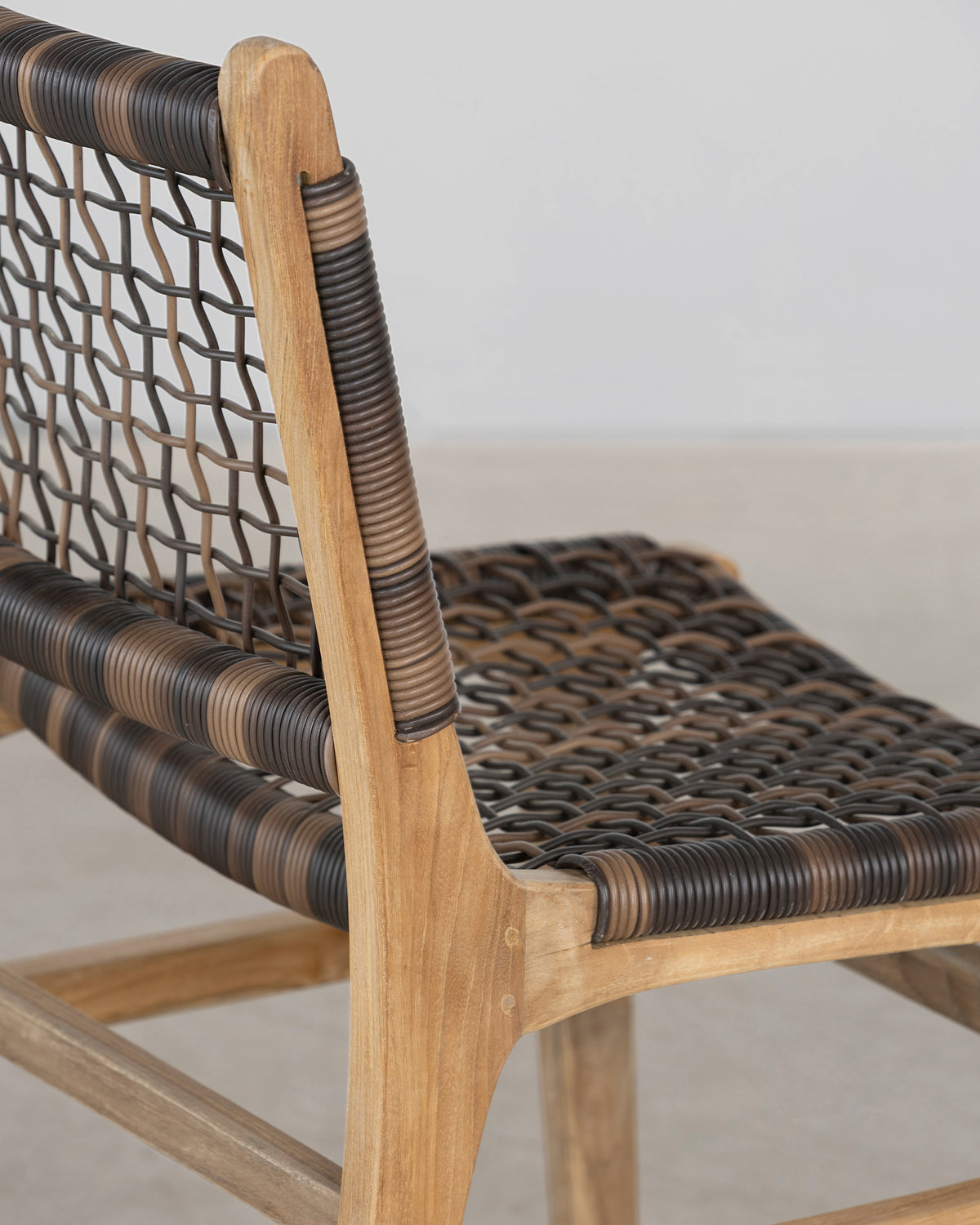 Vogue Teak Chair - Natural/Rope