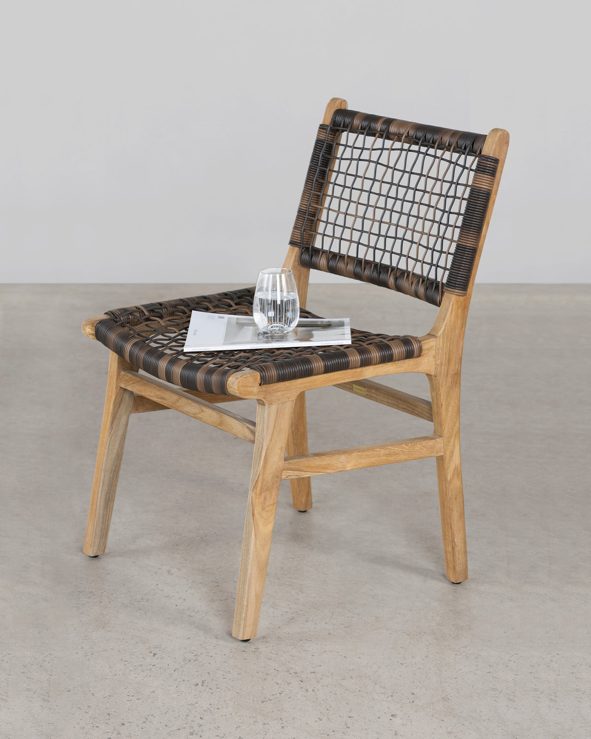 Vogue Teak Chair - Natural/Rope