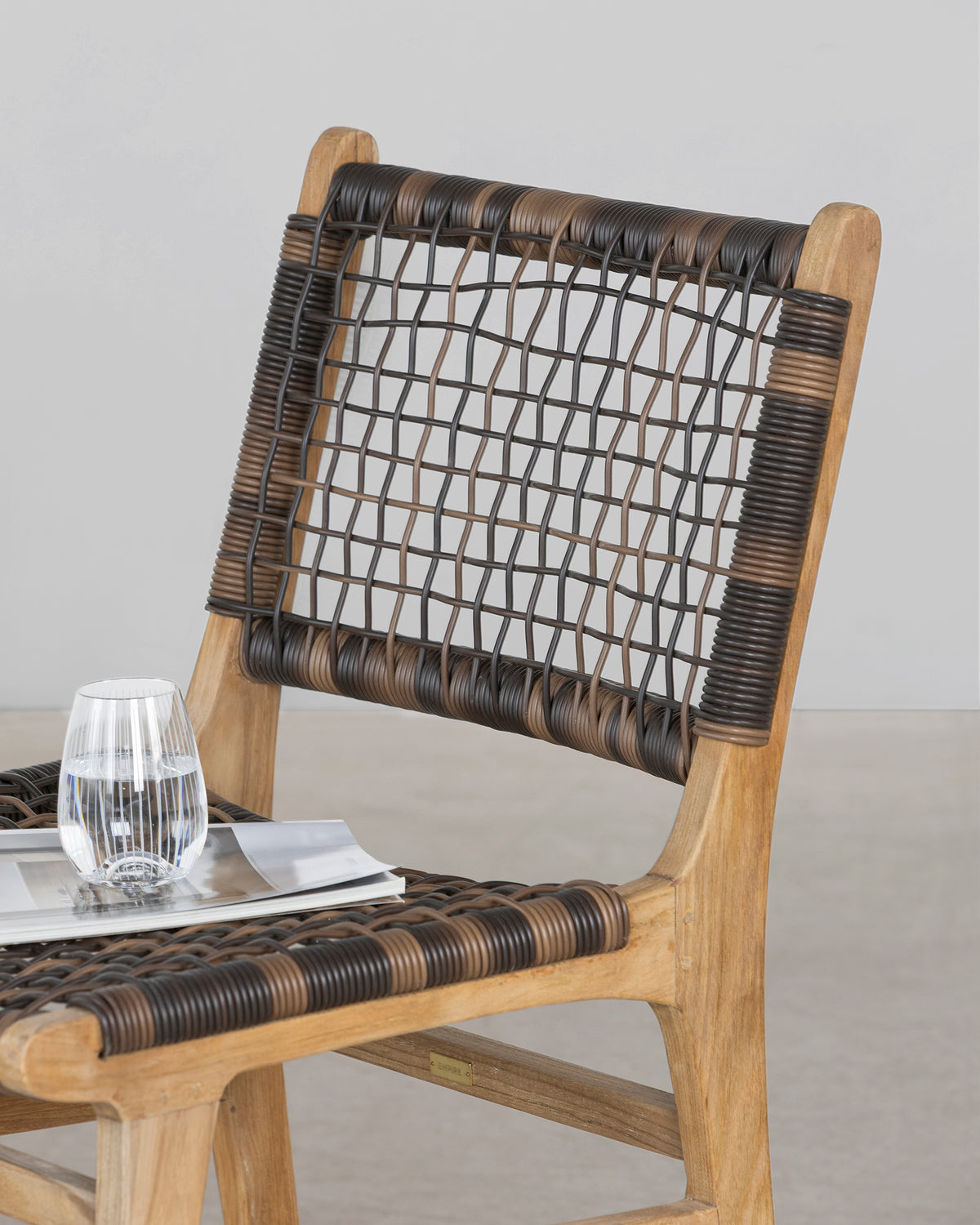 Vogue Teak Chair - Natural/Rope