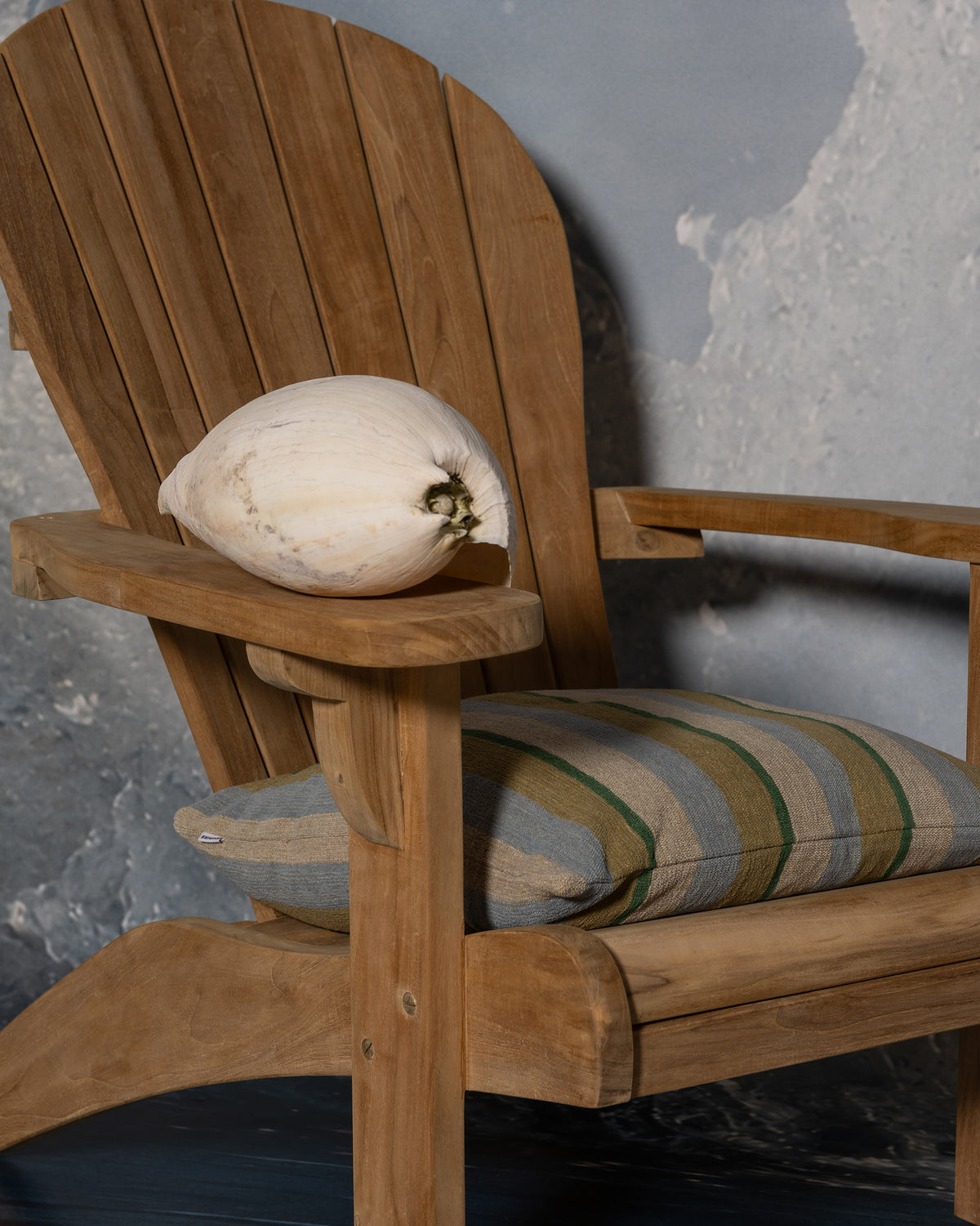 Lido Cushion - Mineral Stripe