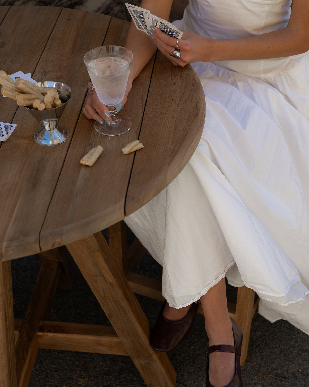 Vista Round Bar Table - Natural