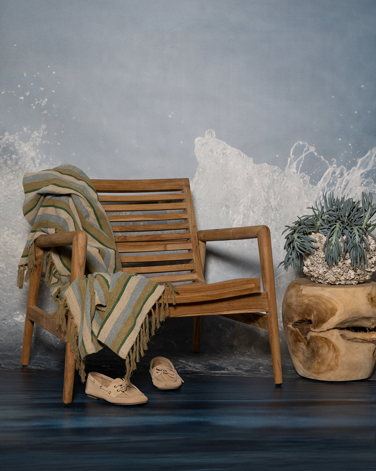 Teak Metro Chair - Raw