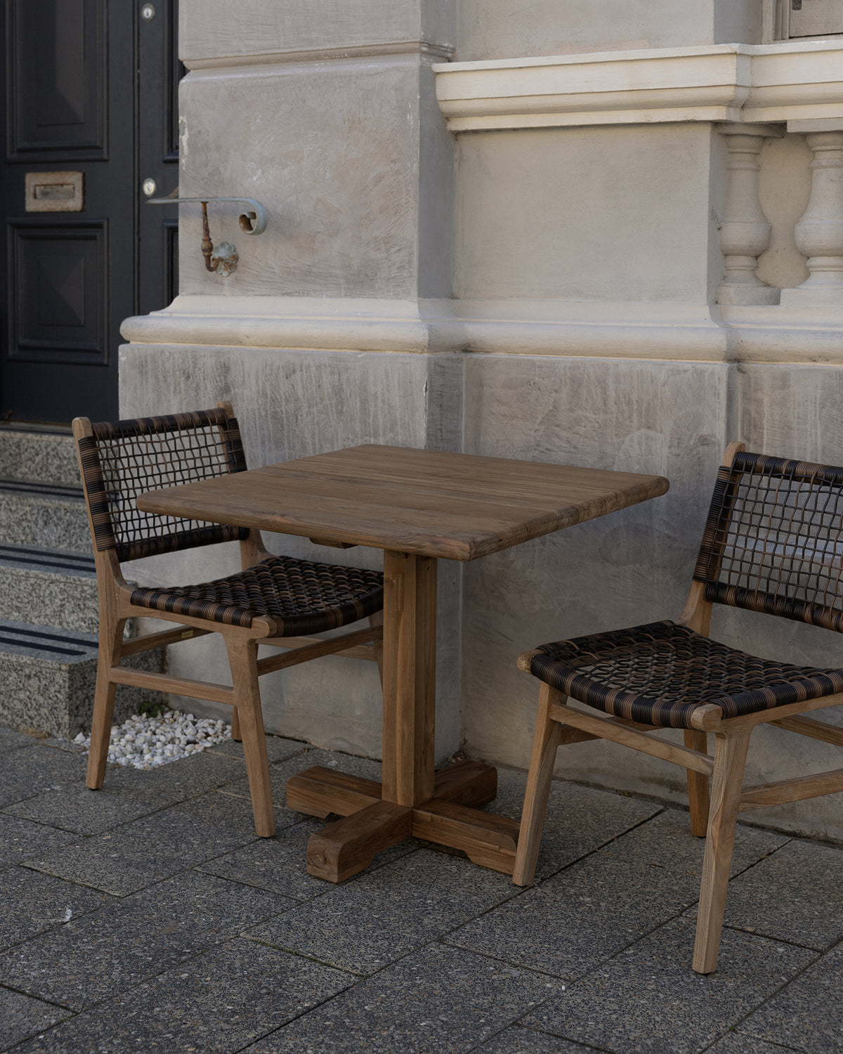 Vogue Teak Chair - Natural/Rope