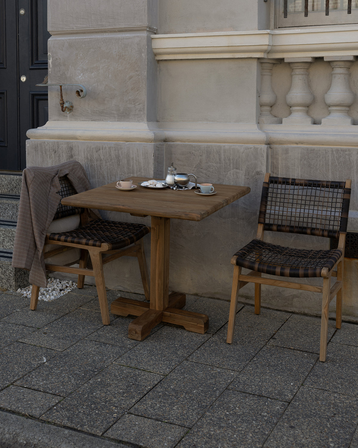 Vogue Teak Chair - Natural/Rope