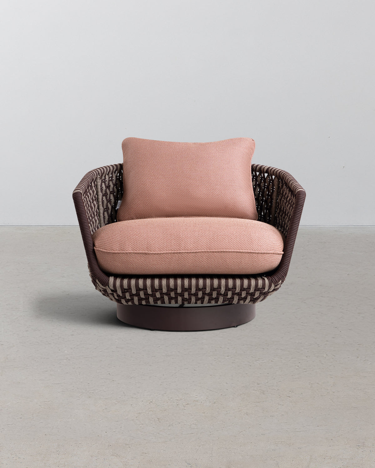 Calypso Swivel Chair - Guava