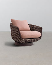 Calypso Swivel Chair - Guava