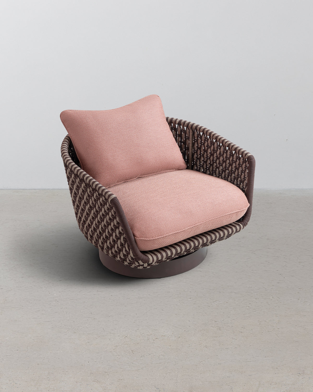 Calypso Swivel Chair - Guava