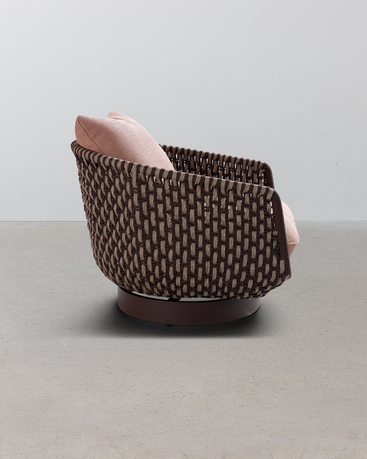 Calypso Swivel Chair - Guava