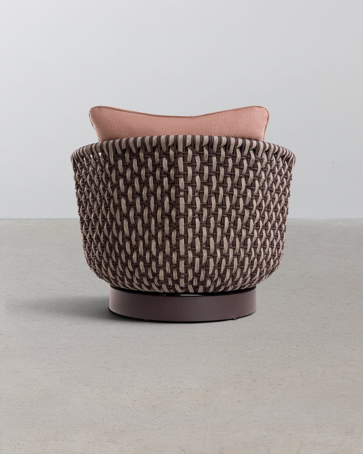 Calypso Swivel Chair - Guava