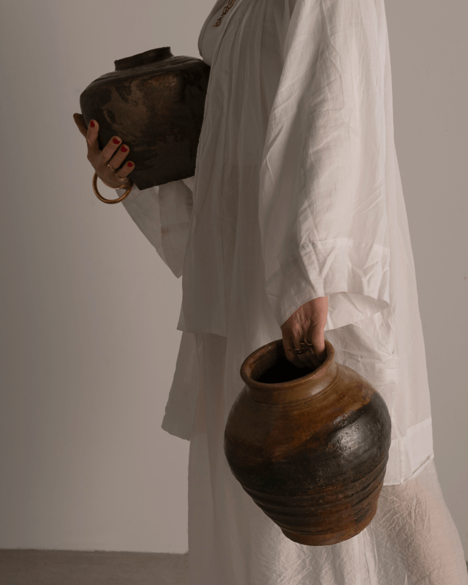 Found Clay Pots
