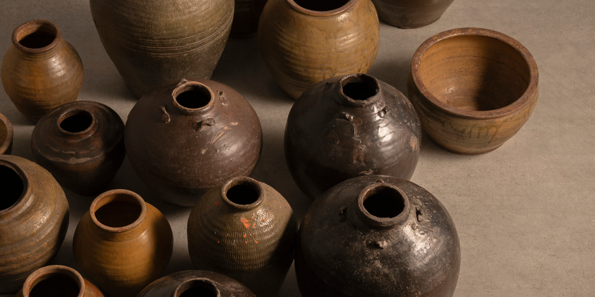 Found Clay Pots
