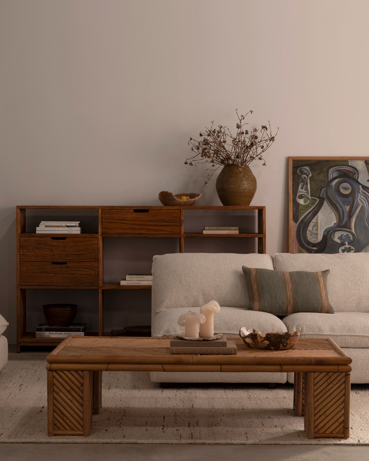Kumo 2 Piece Modular Sofa - Cream