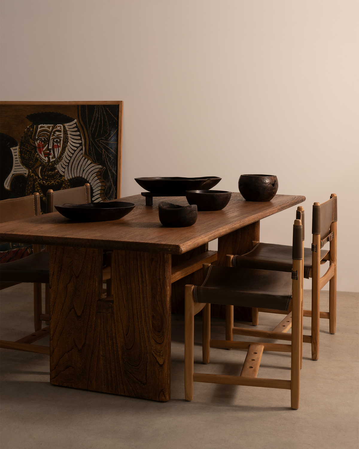 Vincent Dining Table - Antique Mindi