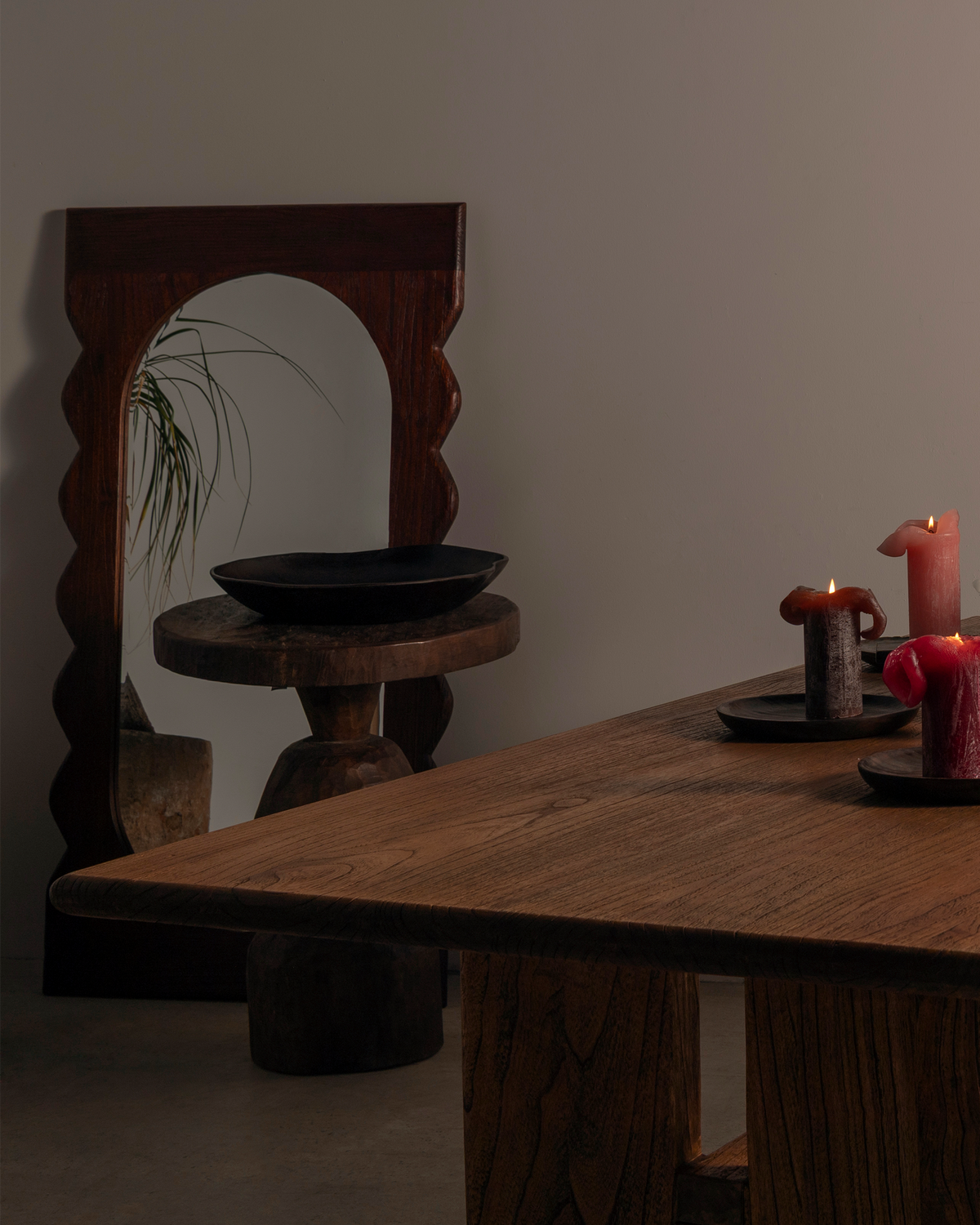 Presley Mirror - Rustic Walnut